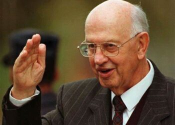 Pieter Willem Botha, of South Africa, 1988