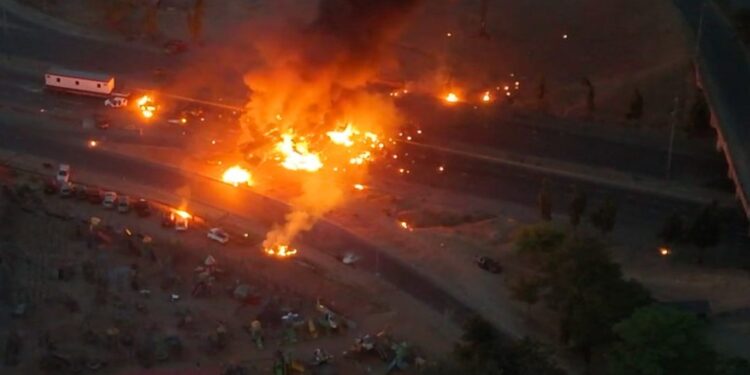 It’s a night of sorrow in Abuja ..Many feared dead as tanker explodes on Karu-Nyanya road