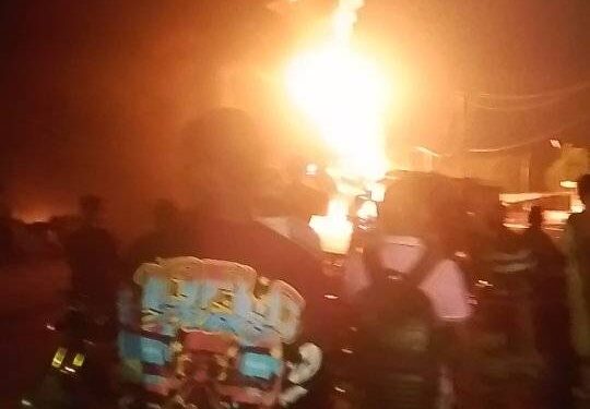 Just In: Fuel Tanker Explodes in Akwanga