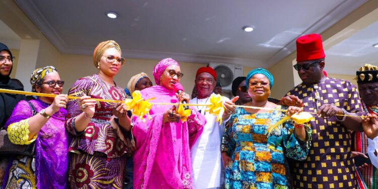 Renewed Hope for Mothers and Children as First Lady Commissions OSSAP-SDGs’ 100-Bed Hospital in Imo