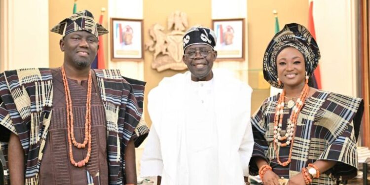 PRESIDENT TINUBU RECEIVES ALAAFIN OYO, SEEKS MORE COLLABORATION WITH TRADITIONAL LEADERS