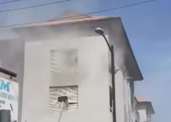 Fire Guts General Hospital in Lagos