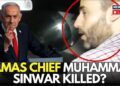 Just-In: Israeli Airstrike Kills Hamas Leader Mohammed Sinwar