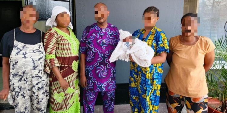 Five Arrested in Lagos for Selling Two-Week-Old Baby