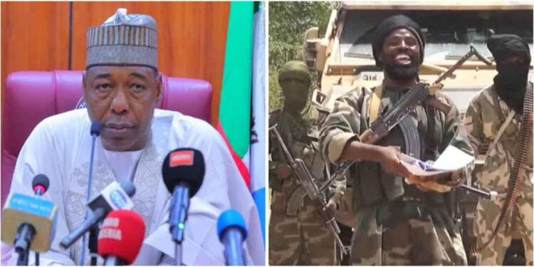 Zulum: Boko Haram Has Informants Among Politicians, Soldiers
