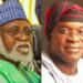 David Mark Greets General Abdulsalami Abubakar at 83