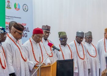 APC Governors Reaffirm Loyalty to Tinubu, End Strategic Retreat in Benin City .