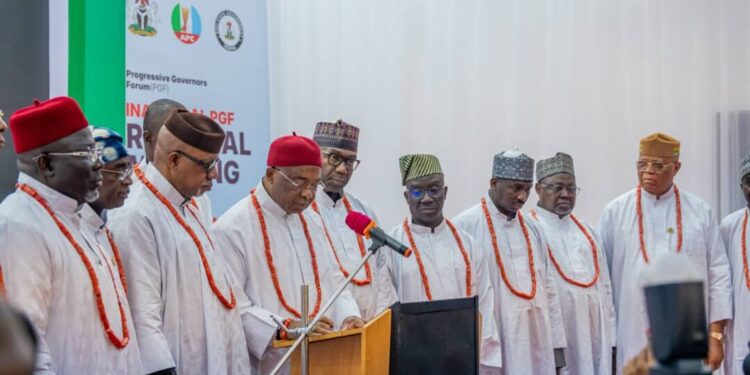 APC Governors Reaffirm Loyalty to Tinubu, End Strategic Retreat in Benin City .