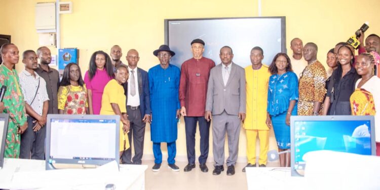 Senator Dafinone Commissions ICT Centres, Technical Equipment for Delta Central Schls