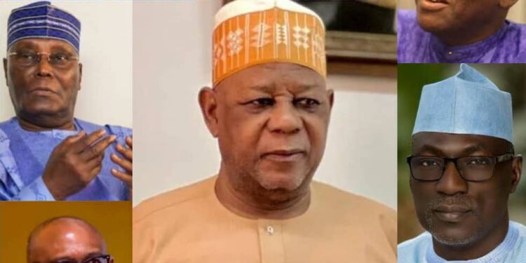 2027: Atiku Lobbies Gen. Gusau to Persuade David Mark, Lamido, Makarfi to Support Coalition