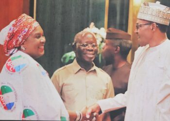 Former APC National Woman Leader, Hajia Salamatu Baiwa Umar-Eluma, Condoles with Buhari’s Family