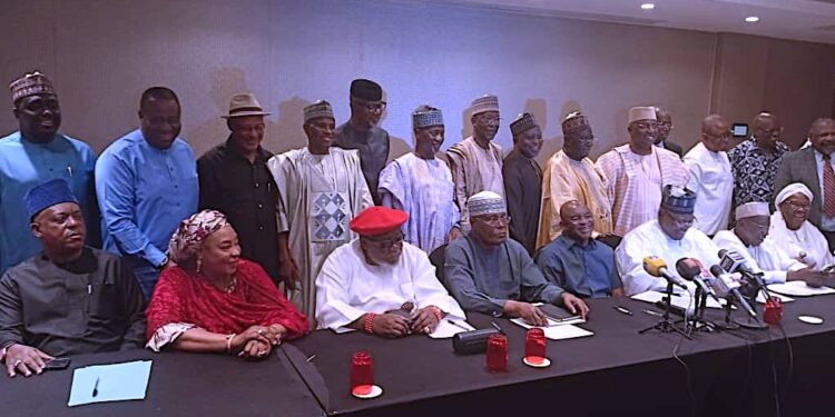 BREAKING NEWS: David Mark, Atiku, Tambuwal Lead  Concerned PDP Leaders to Opposition Coalition Ahead of 2027