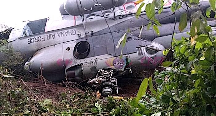 JUST-IN: Two Ghanaian Ministers, Six Others Die In Helicopter Crash