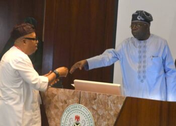 TINUBU SWEARS IN NNANNA UZOR-KALU AS NASC COMMISSIONER