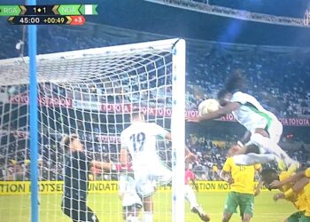 World Cup Blow: Bafana Bafana Holds Super Eagles to 1-1 Draw