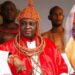 PRESIDENT TINUBU GREETS OBA OF BENIN ON HIS 9th CORONATION ANNIVERSARY
