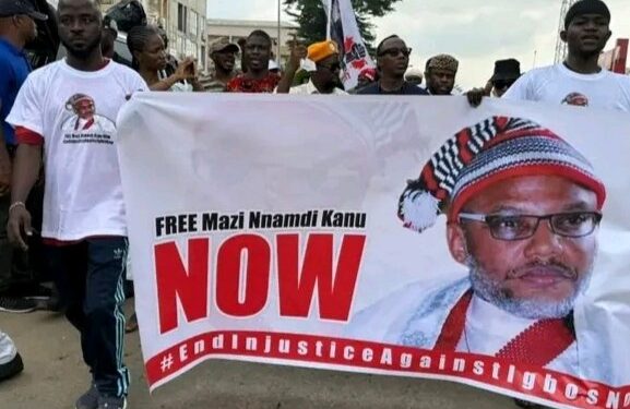 Abuja Under Siege as Police Teargas ‘Free Nnamdi Kanu’ Protesters