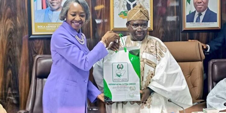 AMUPITAN ASSUMES OFFICE AS INEC CHAIRMAN, PLEDGES CREDIBLE ELECTIONS AND STAFF WELFARE