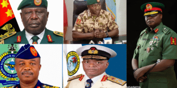 CURRICULUM VITAE OF NEW SERVICE CHIEFS