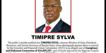 BREAKING: EFCC Declares Ex-Bayelsa Governor Timipre Sylva Wanted
