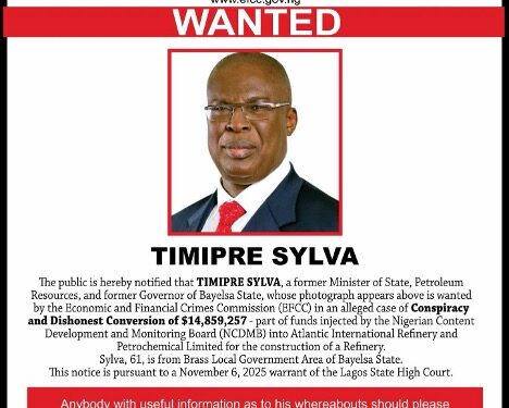 BREAKING: EFCC Declares Ex-Bayelsa Governor Timipre Sylva Wanted