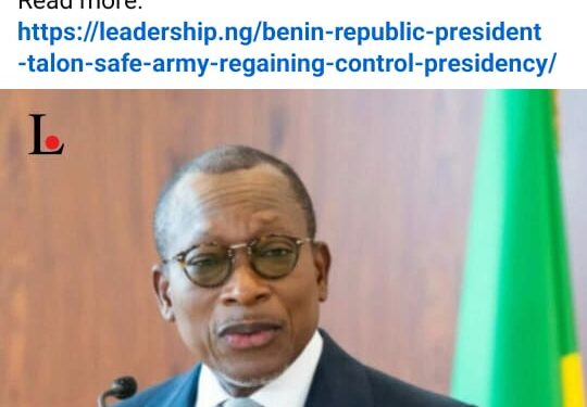 NIGERIA DEPLOYS FIGHTER JETS TO BENIN REPUBLIC AMID COUP ATTEMPT — JETS NOW RETURNED TO BASE