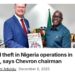 NO OIL THEFT IN 2025, SAYS CHEVRON NIGERIA CHAIRMAN