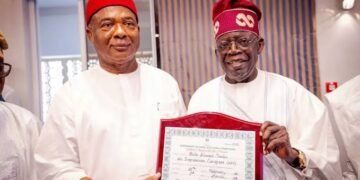 GOVERNOR HOPE UZODIMMA IS A DEPENDABLE ALLY ………… PRESIDENT TINUBU