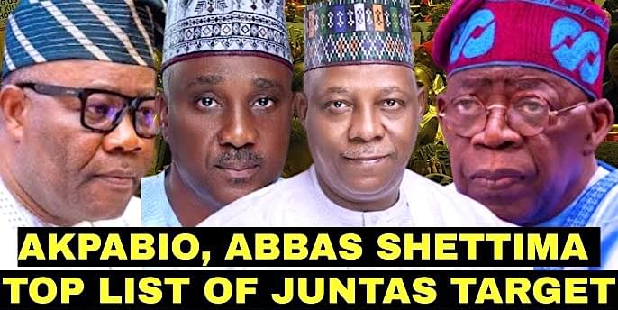 Alleged Coup: Tinubu, Shettima, Akpabio, Abbas targeted for Assassination on 25th October