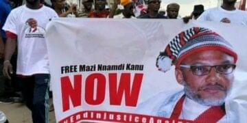 Abuja Under Siege as Police Teargas ‘Free Nnamdi Kanu’ Protesters